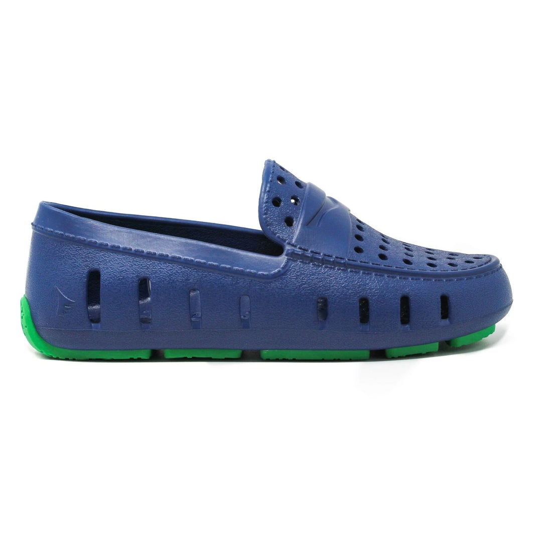 Kids Prodigy Driver Navy/Green Floafers Children Shoes Floafers 