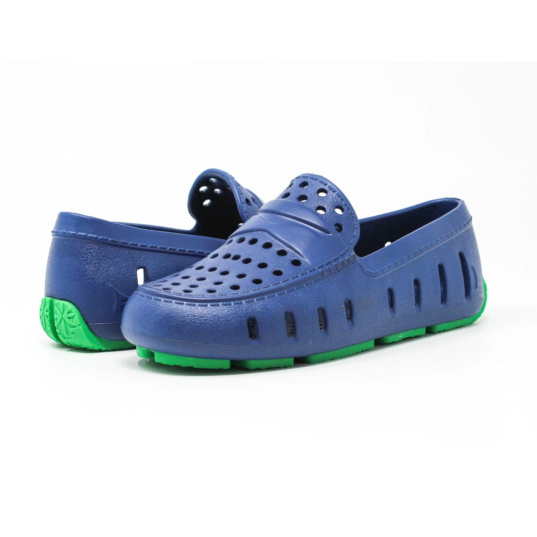 Kids Prodigy Driver Navy/Green Floafers Children Shoes Floafers 