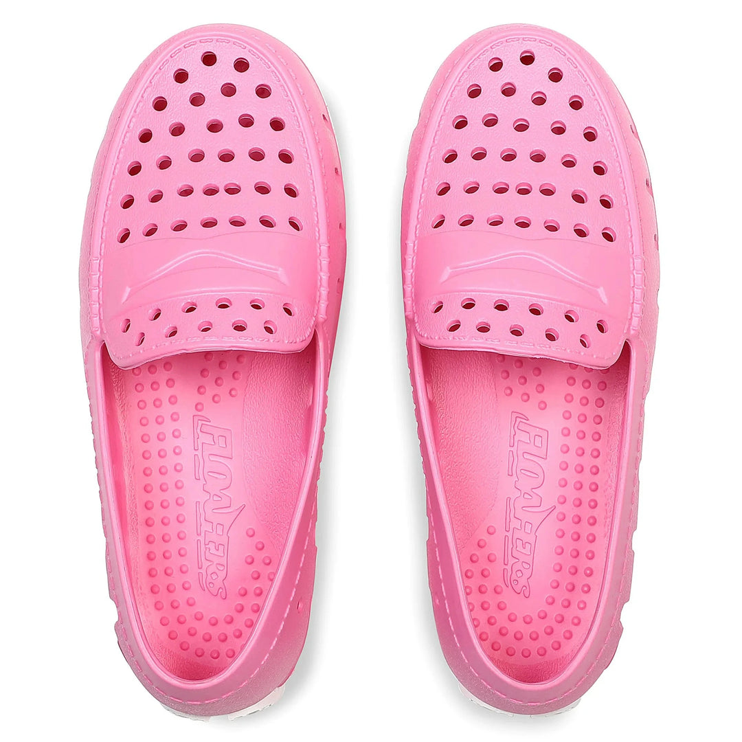Kids Prodigy Driver Pink/White Children Shoes Floafers 