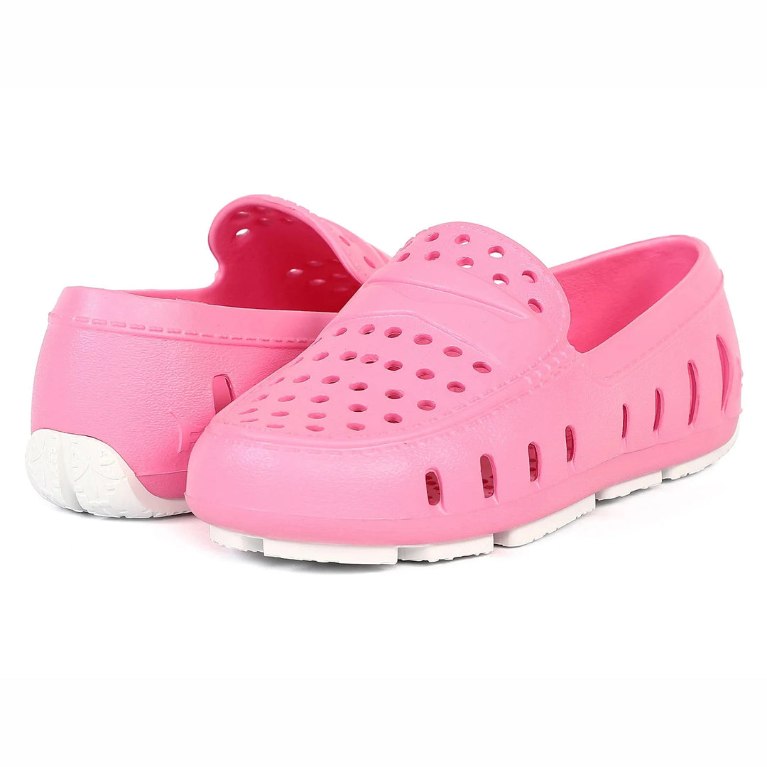 Kids Prodigy Driver Pink/White Children Shoes Floafers 