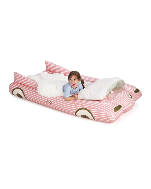 Kids Sleepover Bed - Pink Convertible Inflatable Fun Boy 