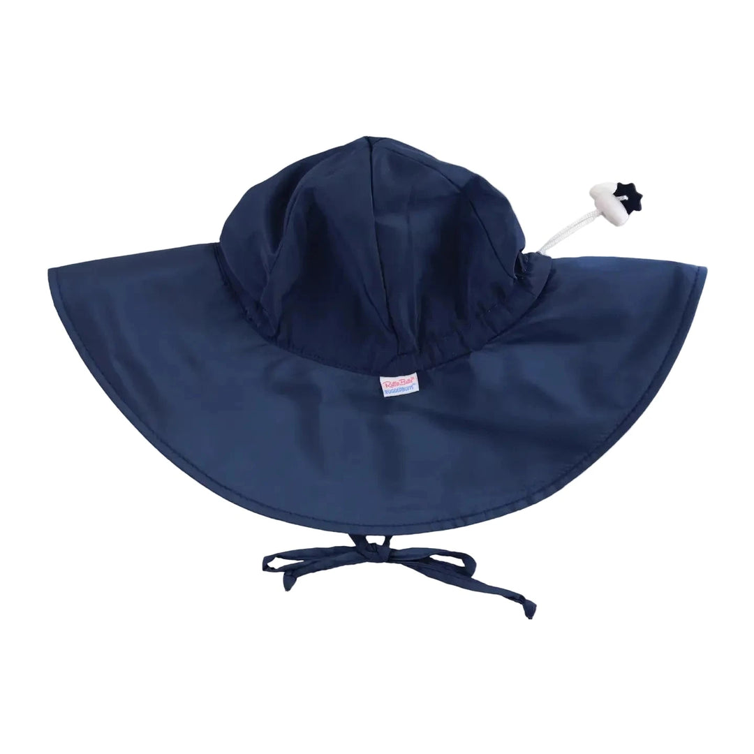 Kids Sun Protective Hat - Navy Child Sun Hat Rufflebutts 