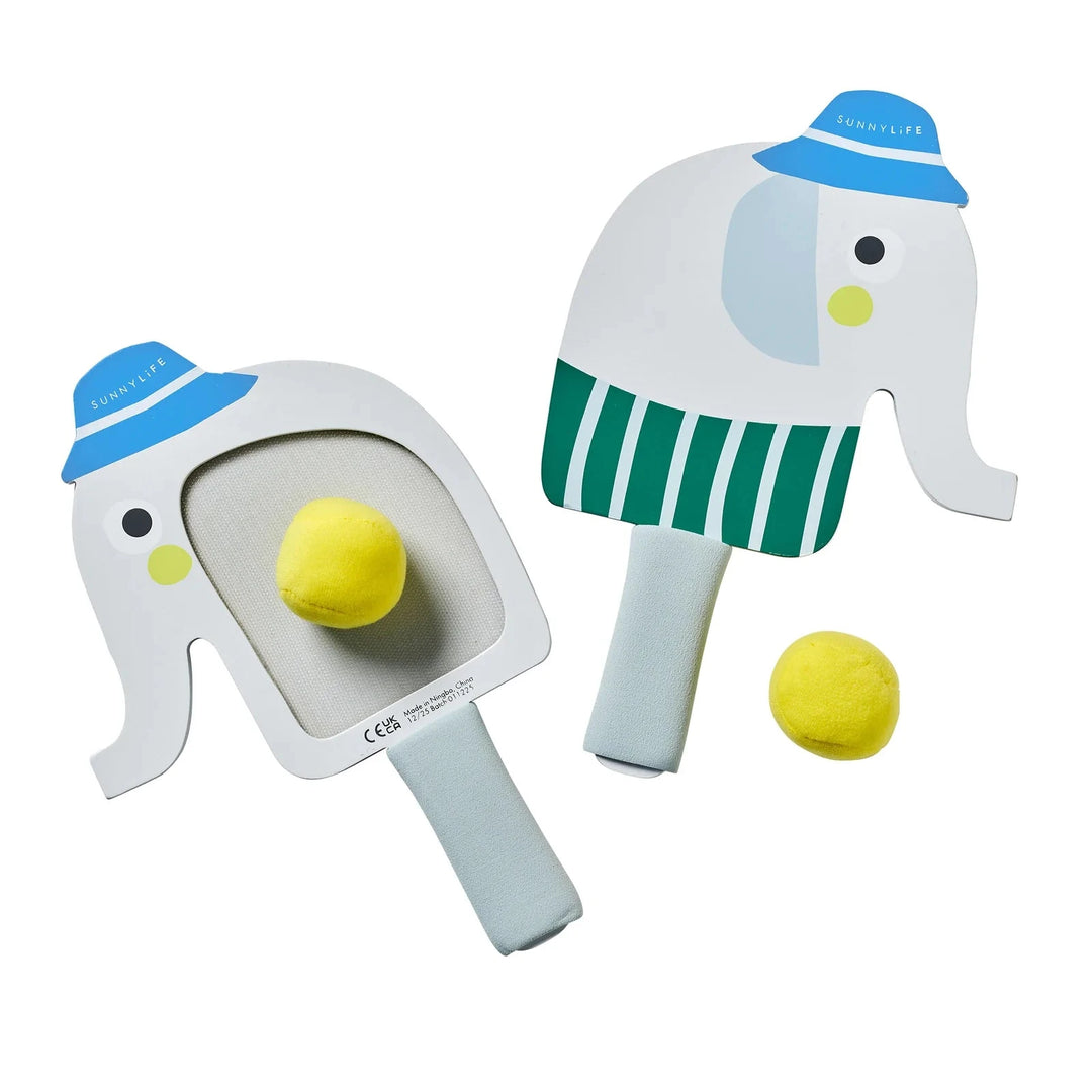 Kids Velcro Beach Bats - Eli the Elephant Pool Toys Sunny Life 