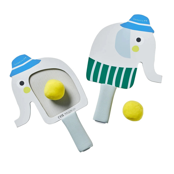 Kids Velcro Beach Bats - Eli the Elephant Pool Toys Sunny Life 