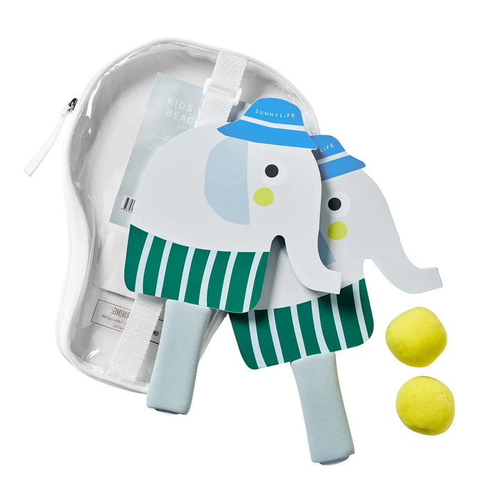 Kids Velcro Beach Bats - Eli the Elephant Pool Toys Sunny Life 