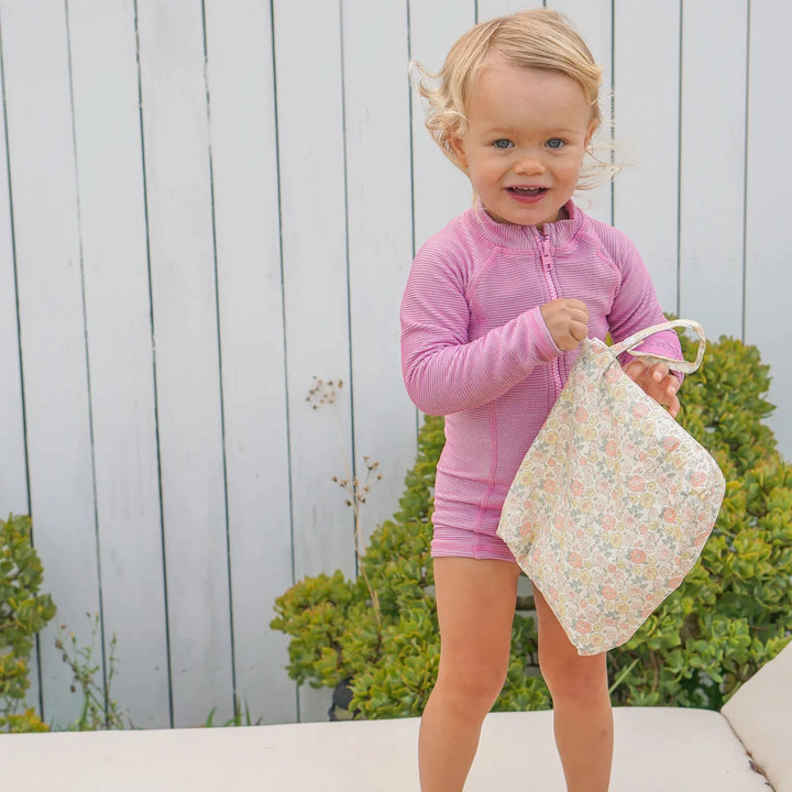 Kids Wet Bag - Into the Garden Ditsy Floral Cosmetic/Accessories Bags Sunny Life 