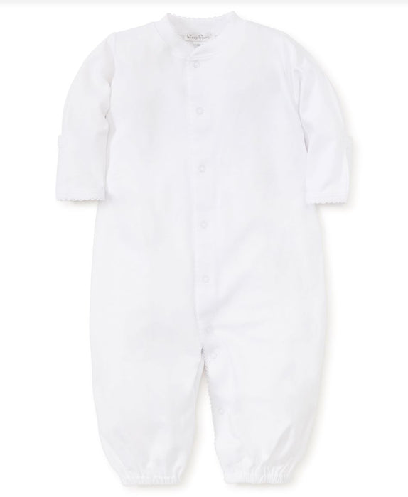 Kissy Basics Converter Gown - White with White Baby Footie Kissy Kissy 