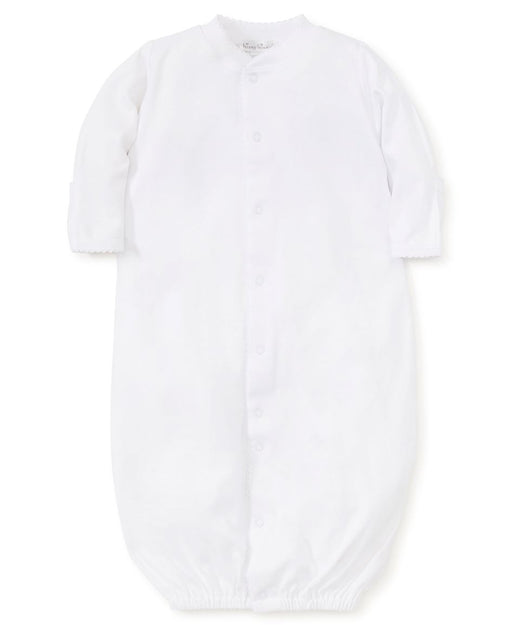Kissy Basics Converter Gown - White with White Baby Footie Kissy Kissy 