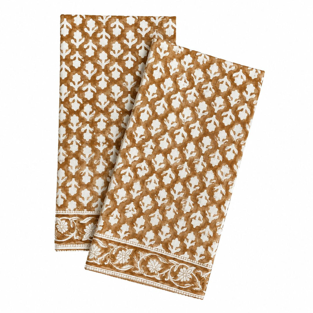 Kitchen Towel - Charlotte Caramel Kitchen Towel Pacific & Rose Textles 
