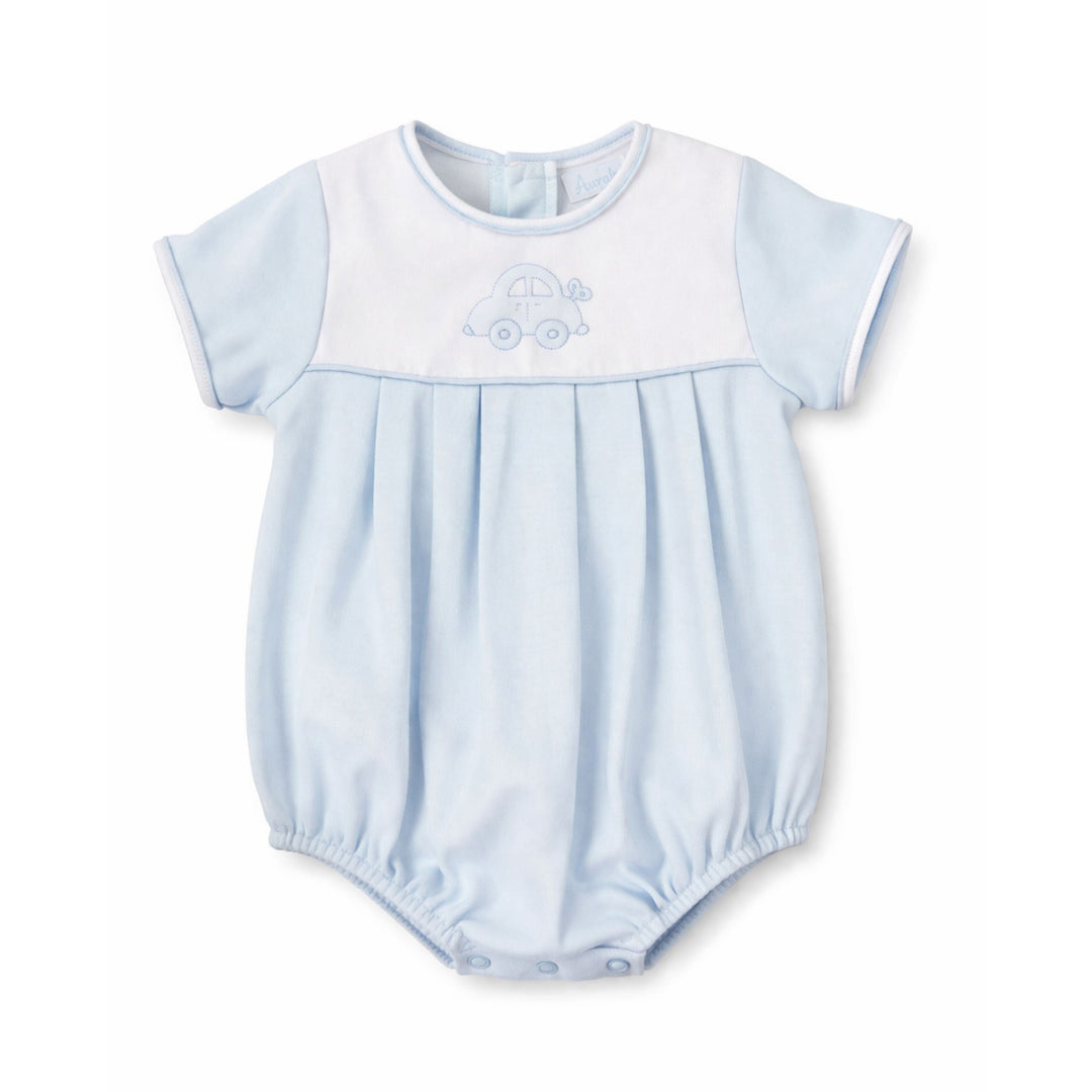 Knit Blue Bubble with Cars Boy Bubble Auraluz 
