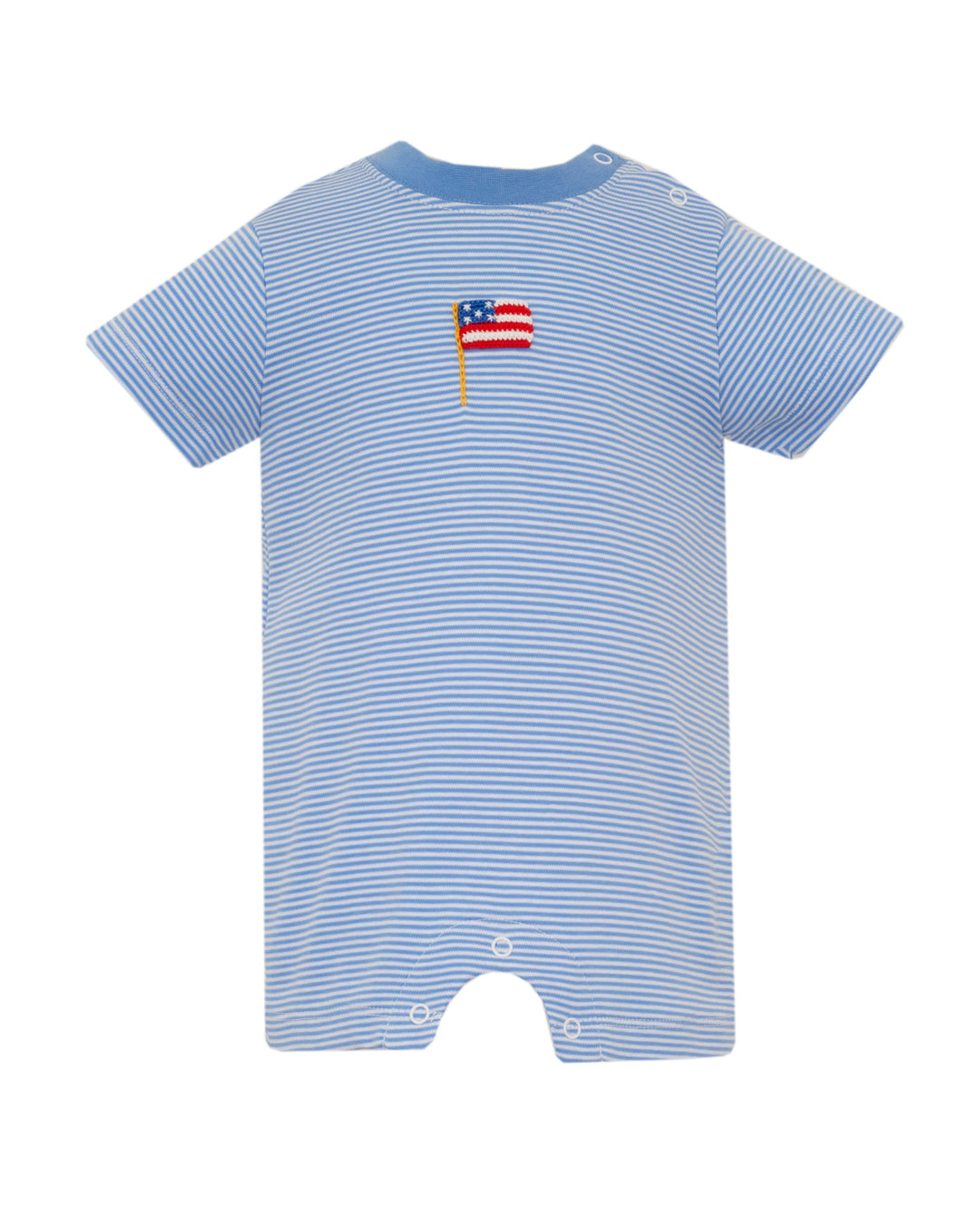 Knit Flag Striped Romper Boy Romper Petit Bebe 