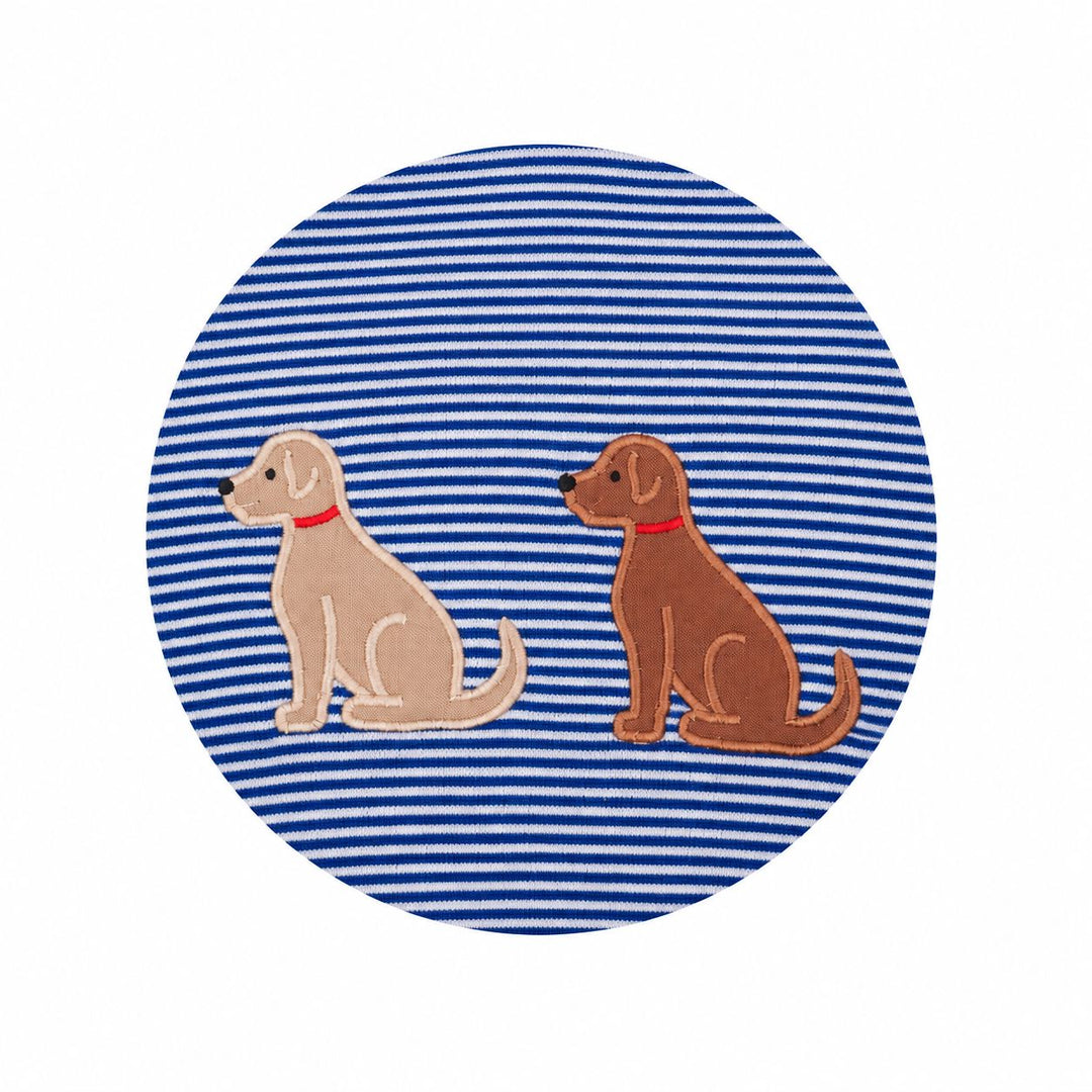 Labrador Applique Bubble Boy Bubble Claire and Charlie 