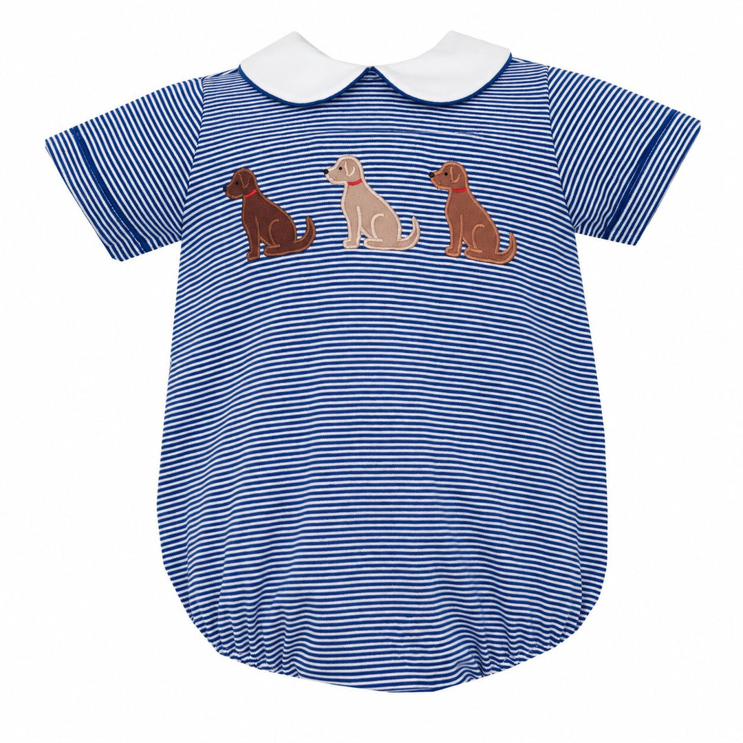 Labrador Applique Bubble Boy Bubble Claire and Charlie 