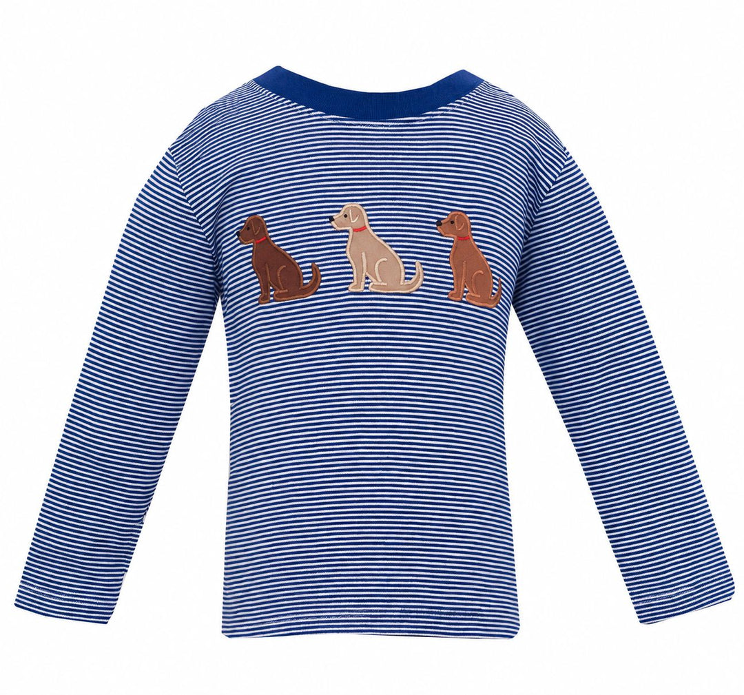 Labrador Applique T-Shirt Boy Shirt Claire and Charlie 