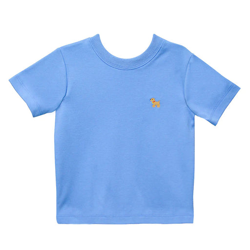 Labrador Harry's Play T-Shirt - Left Chest Periwinkle Boy Shirt Zuccini Kids 
