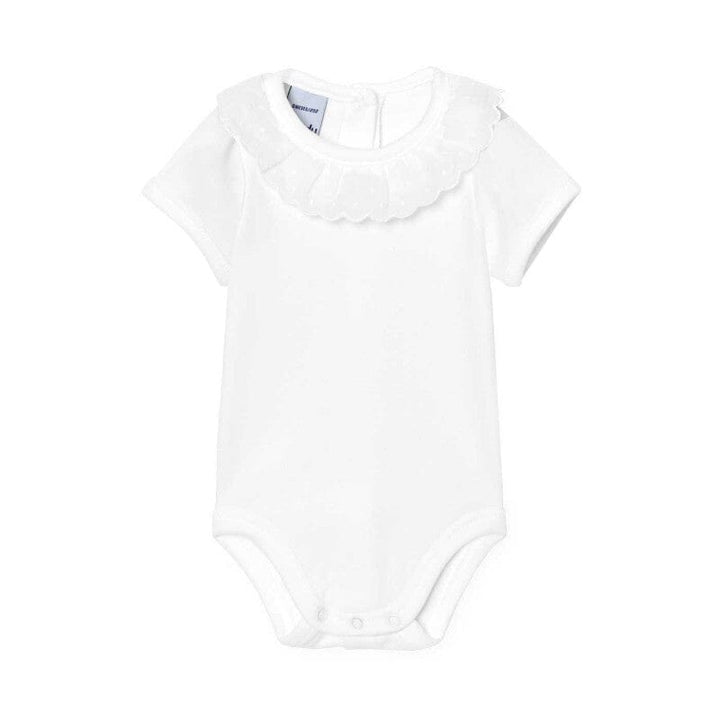 Lace Ruffle Collar Bodysuit Girl Bubble Babidu 