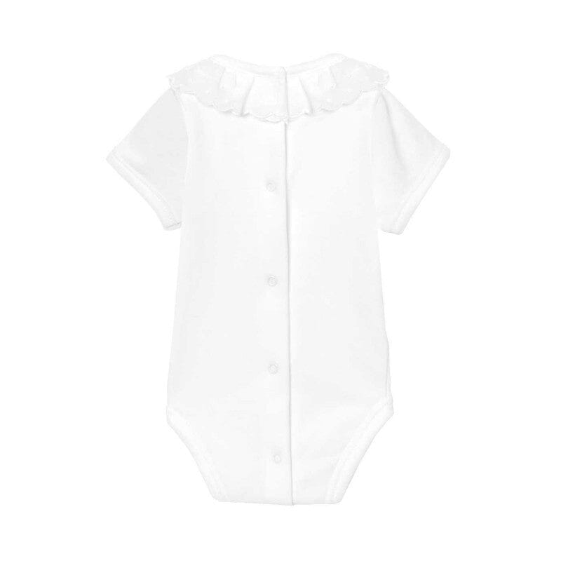 Lace Ruffle Collar Bodysuit Girl Bubble Babidu 