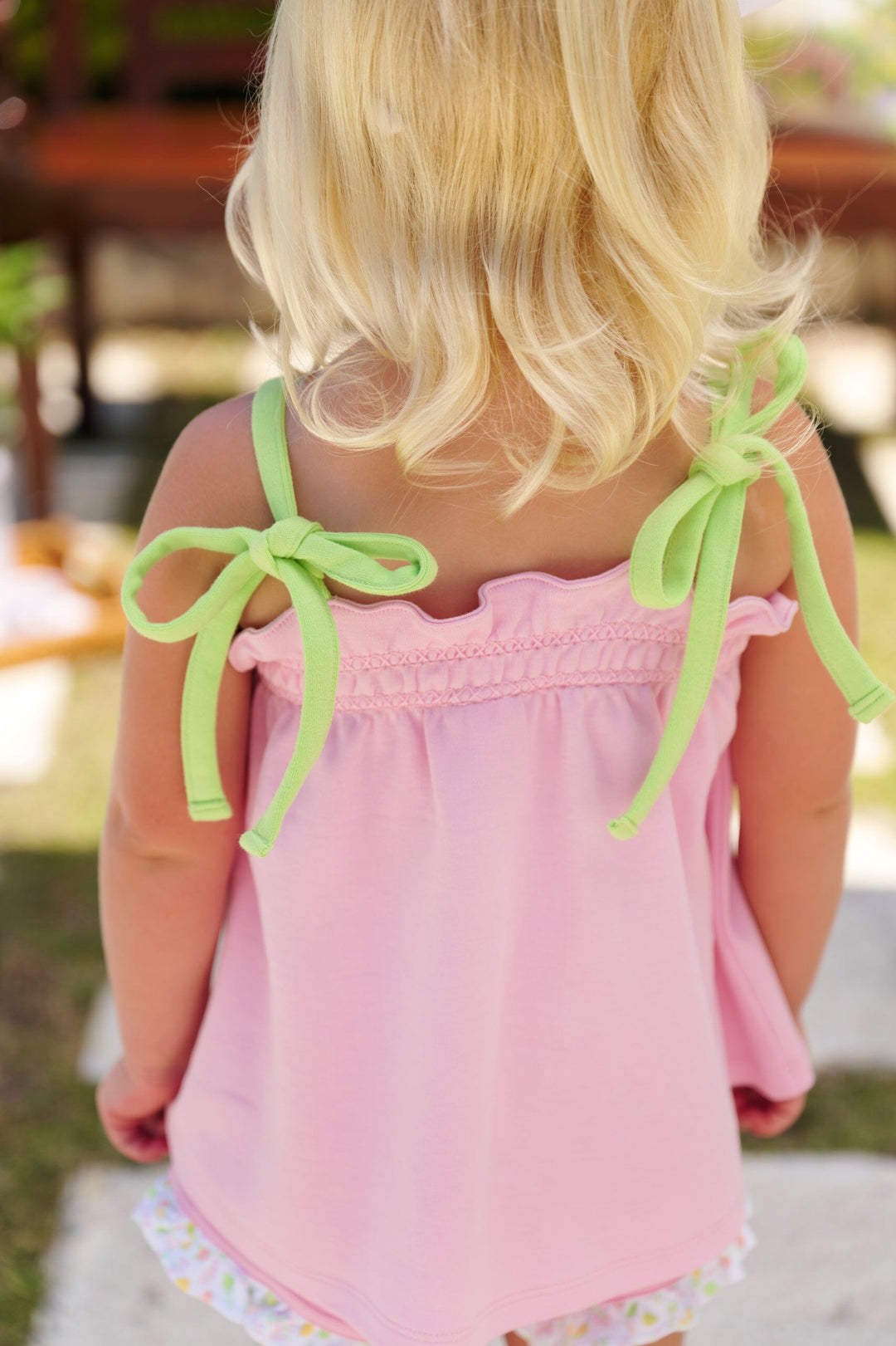 Lainey's Little Top - Pier Party Pink Girl Shirt Beaufort Bonnet 