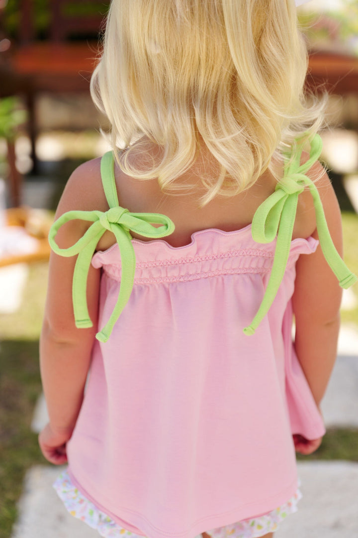 Lainey's Little Top - Pier Party Pink Girl Shirt Beaufort Bonnet 