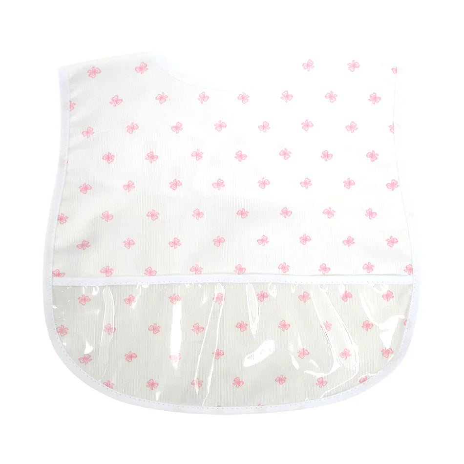 Laminated Bib Bib 3 Marthas Pink Bow 