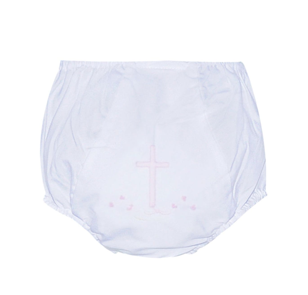 Landon Diaper Cover - Pink Cross Bloomers Remember Nguyen - Baby Sen 