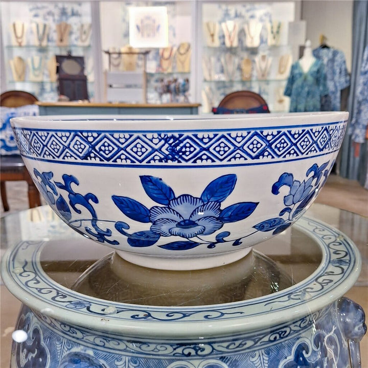 Large Chinoiserie Bowl Decorative Bowl Danny's Fine Porcelain 