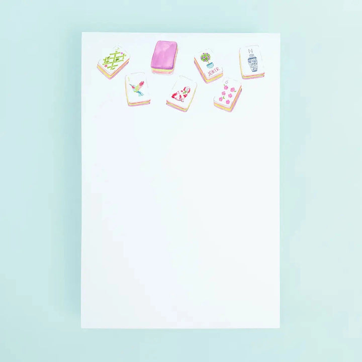 Large Mahjong Tiles Notepad - 50 Sheets Stationery Taylor Paladino 