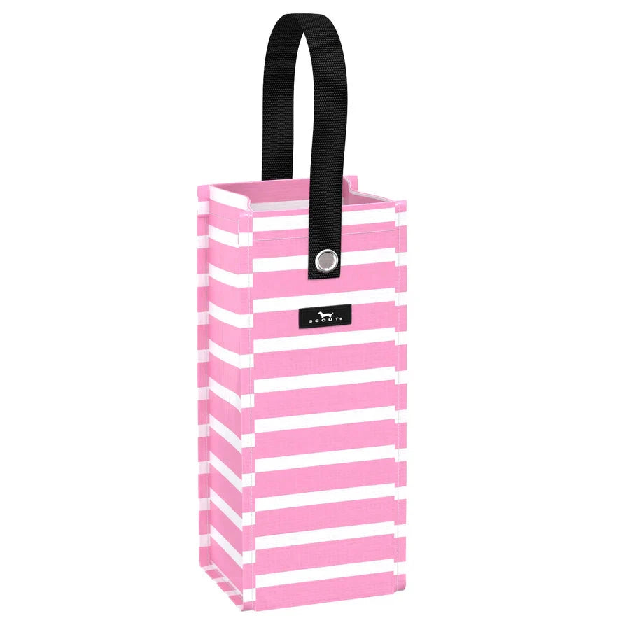 Large Spirit Liftah Wine Bag Scout Palmetto Pink 