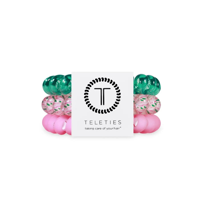 Large Teleties Womens Hair Accessory Teleties Merry Pinkmas 
