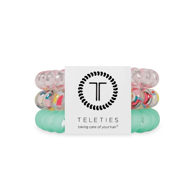 Large Teleties Womens Hair Accessory Teleties Spring Splash 