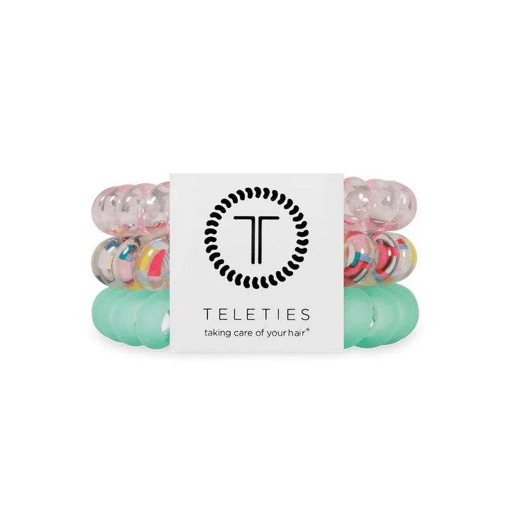 Large Teleties Womens Hair Accessory Teleties Spring Splash 