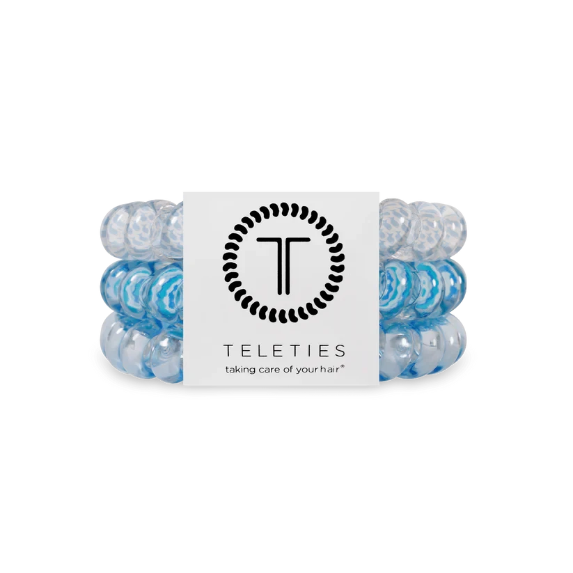 Large Teleties Womens Hair Accessory Teleties Summer Sky 