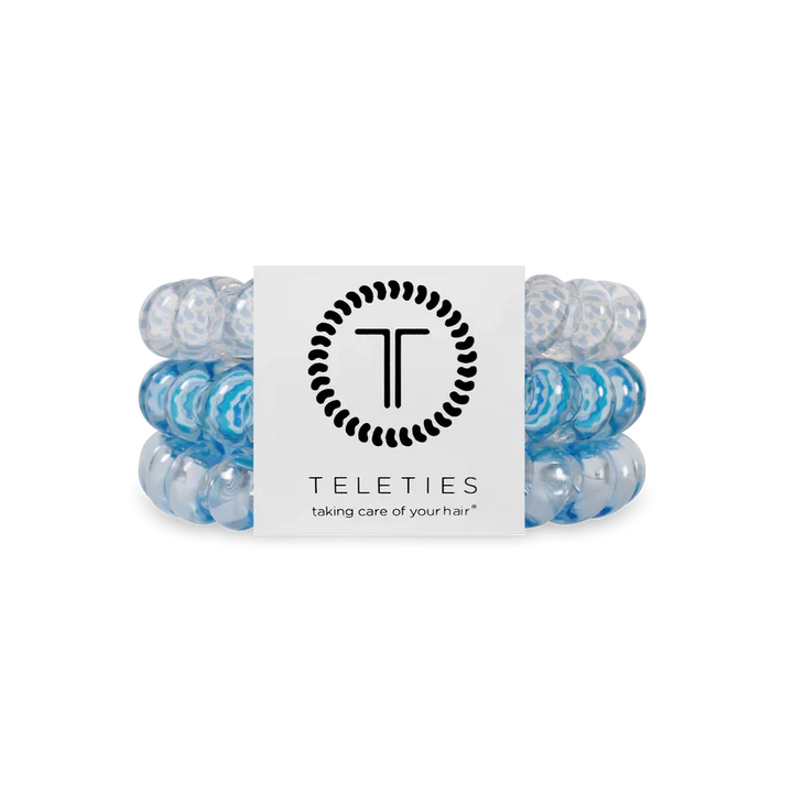 Large Teleties Womens Hair Accessory Teleties Summer Sky 