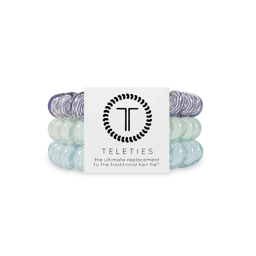 Large Teleties Womens Hair Accessory Teleties Totally Turquoise 