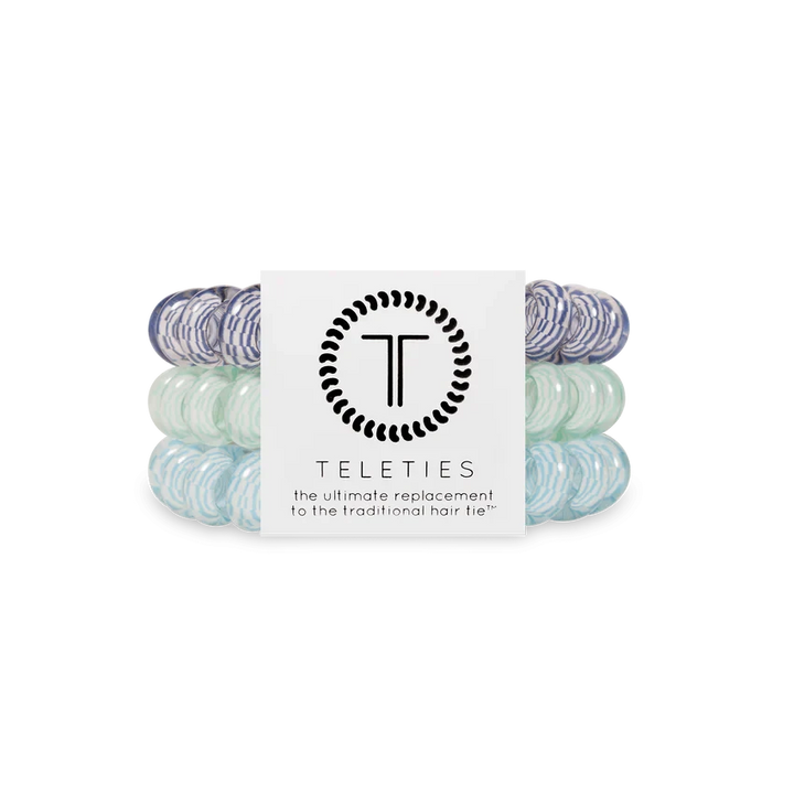 Large Teleties Womens Hair Accessory Teleties Totally Turquoise 
