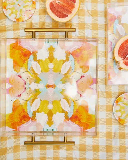 Large Tray - Laura Park x Tart - Marigold Decorative Tray Tart By Taylor 
