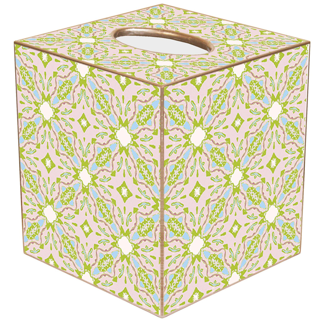 Laura Park Art Tissue Box Cover - Lagos Blush Tissue Box Covers Marye Kelley 