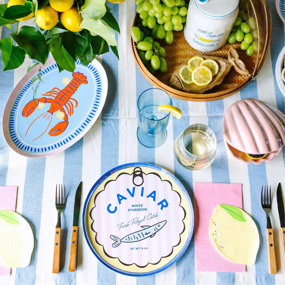 Le Dinner Caviar Can Dinner Plates Paper Plates Jollity and Co 