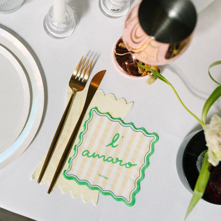 Le Dinner Cocktail Napkins Cocktail Napkins Jollity and Co 