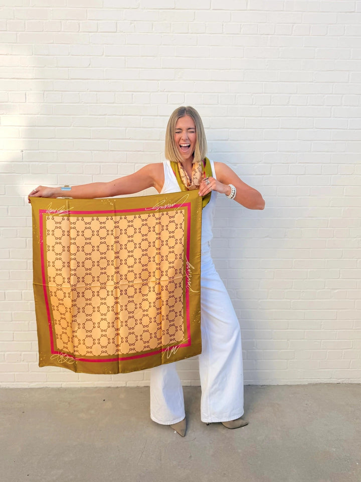 Le Mors Silk Scarf Scarf KB's Canvas 