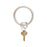 Leather Big O® Key Rings Keychain O Venture Champagne Croc 