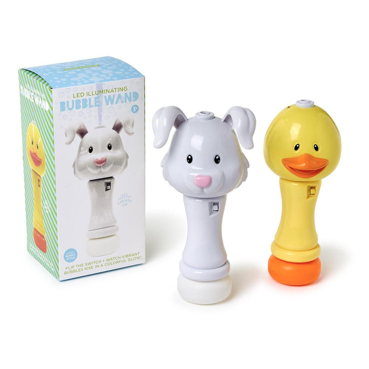 LED Illuminating Bubble Wand Blowers Activity Toy MudPie 