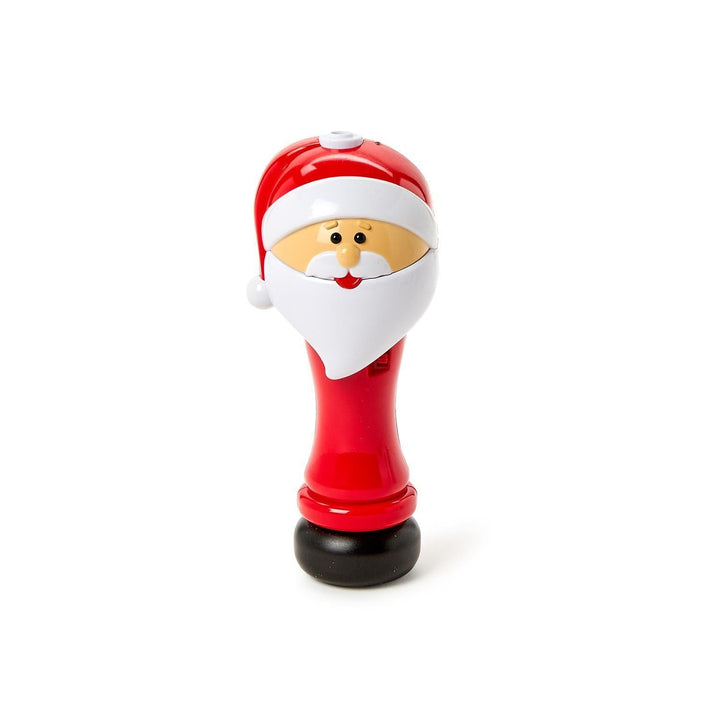LED Illuminating Santa Bubble Wand Blower Activity Toy Two's Company 