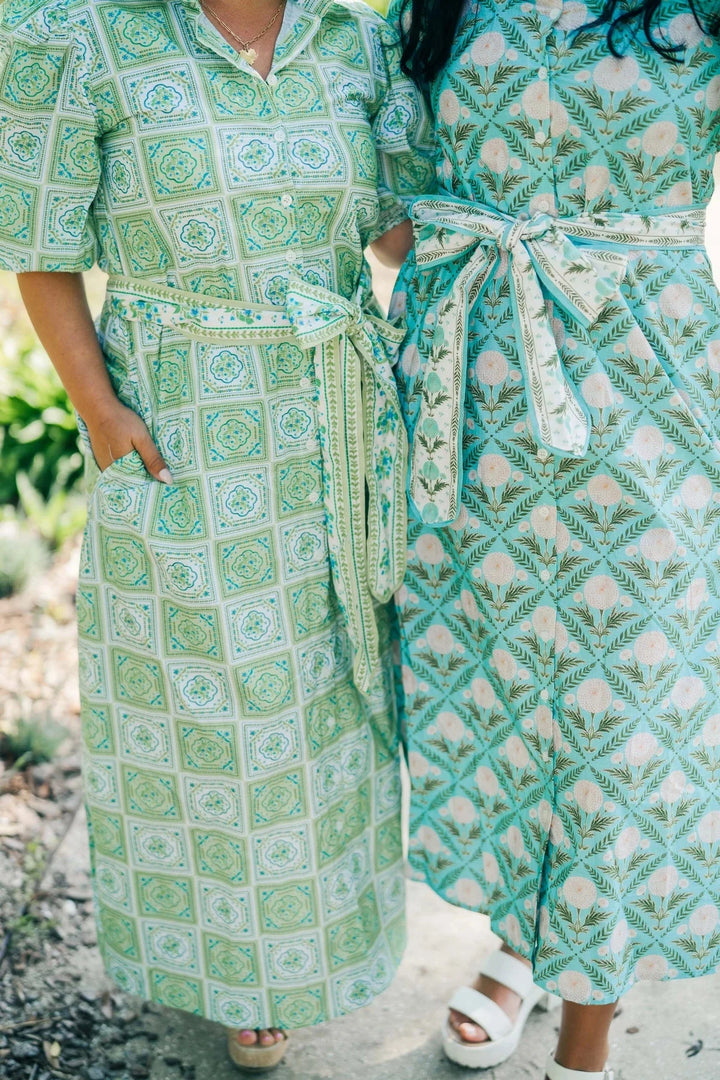 Leila Sunny Lime Dress Womens Dress Marigold 