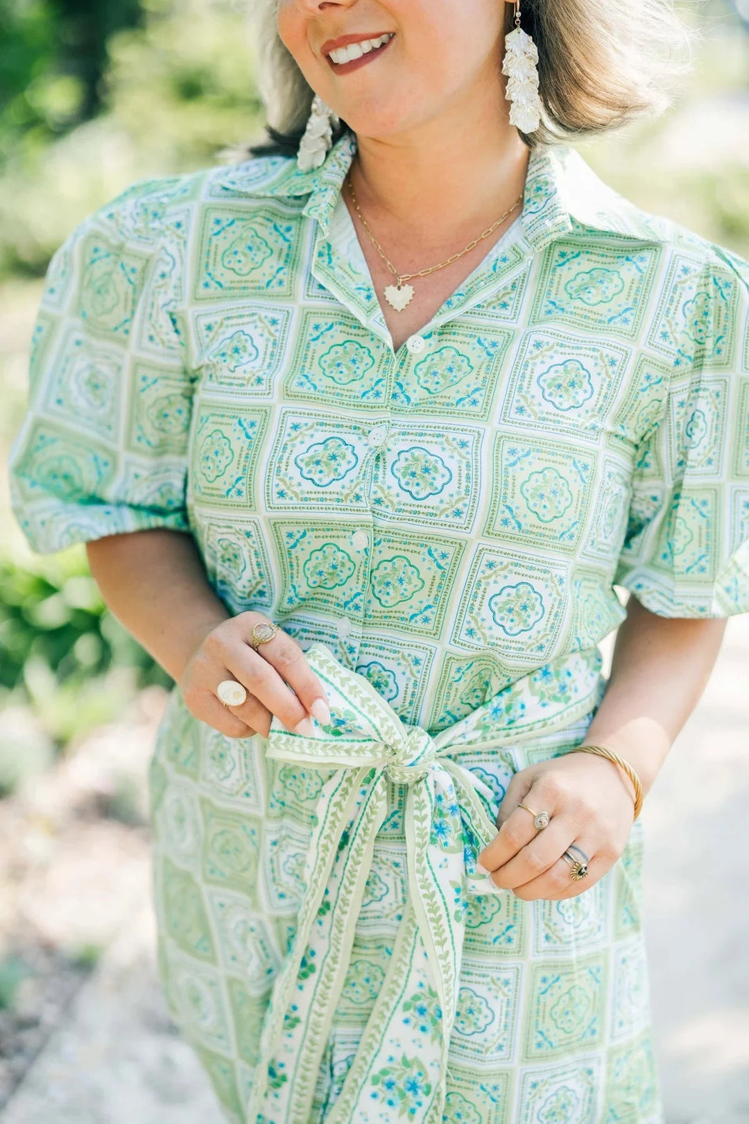 Leila Sunny Lime Dress Womens Dress Marigold 