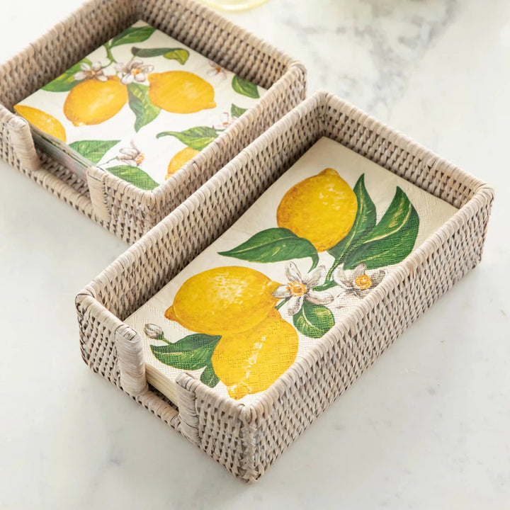 Lemon Cocktail Napkins Cocktail Napkins Hester and Cook 