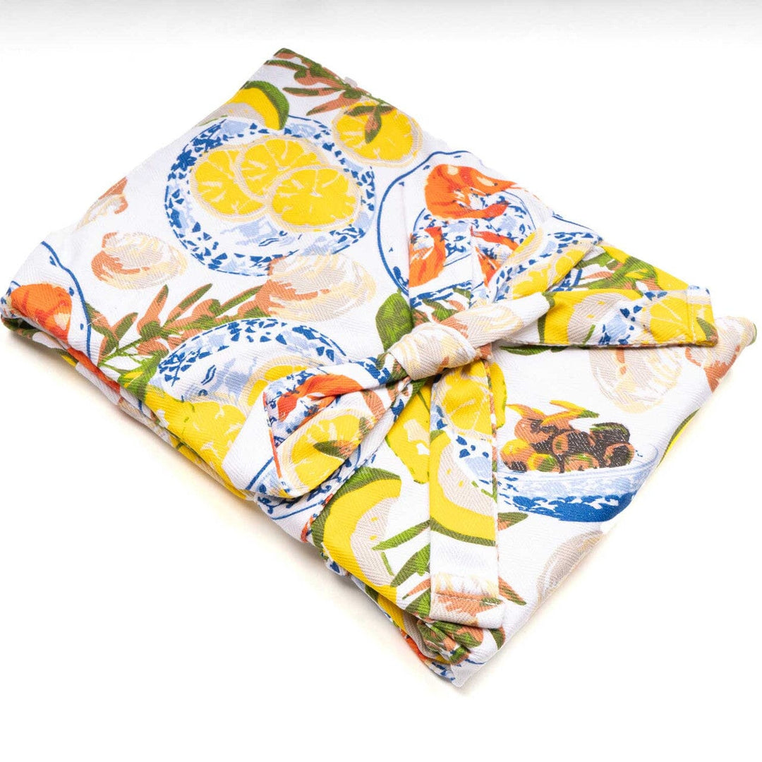 Lemon Santorini Apron Apron Mary Square 