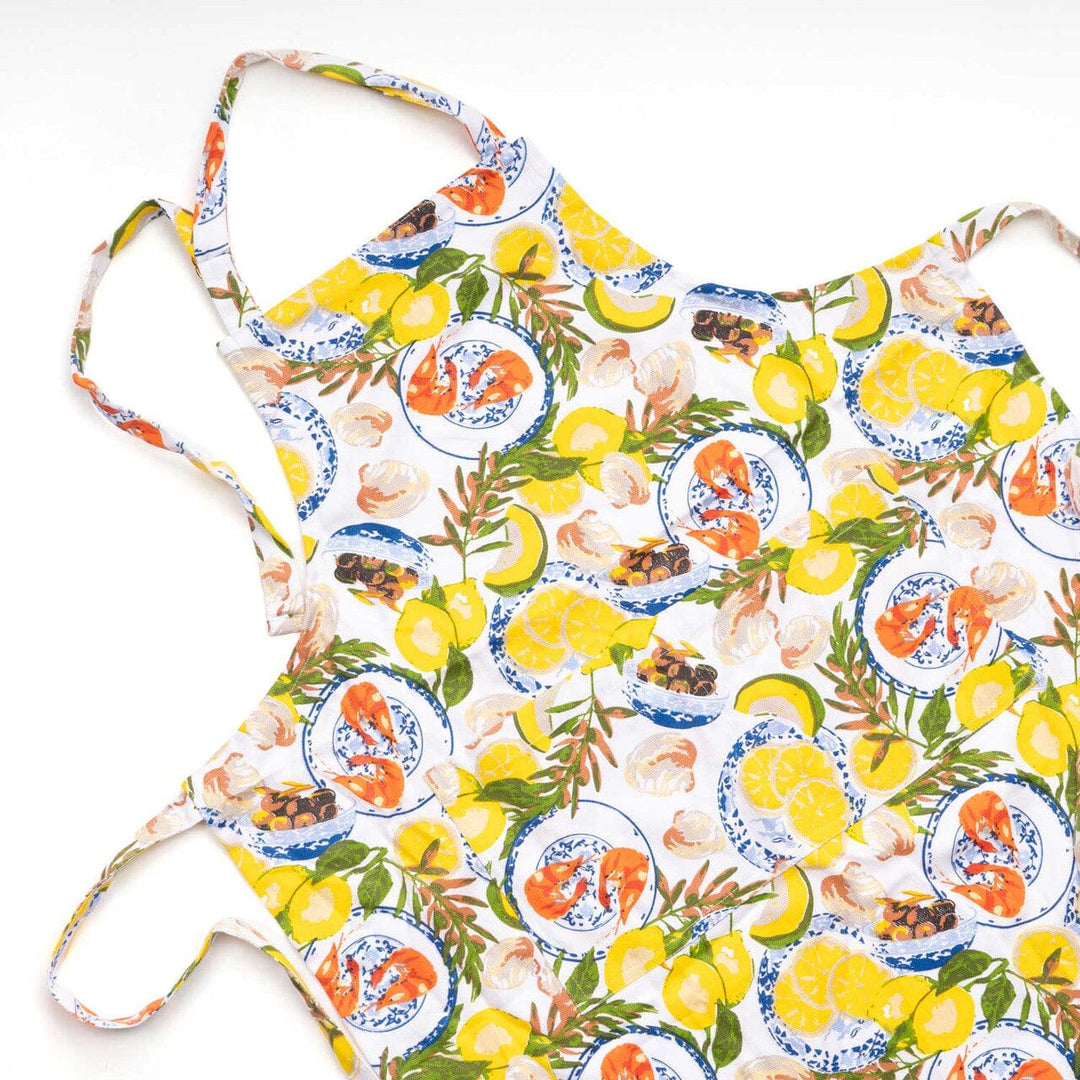 Lemon Santorini Apron Apron Mary Square 