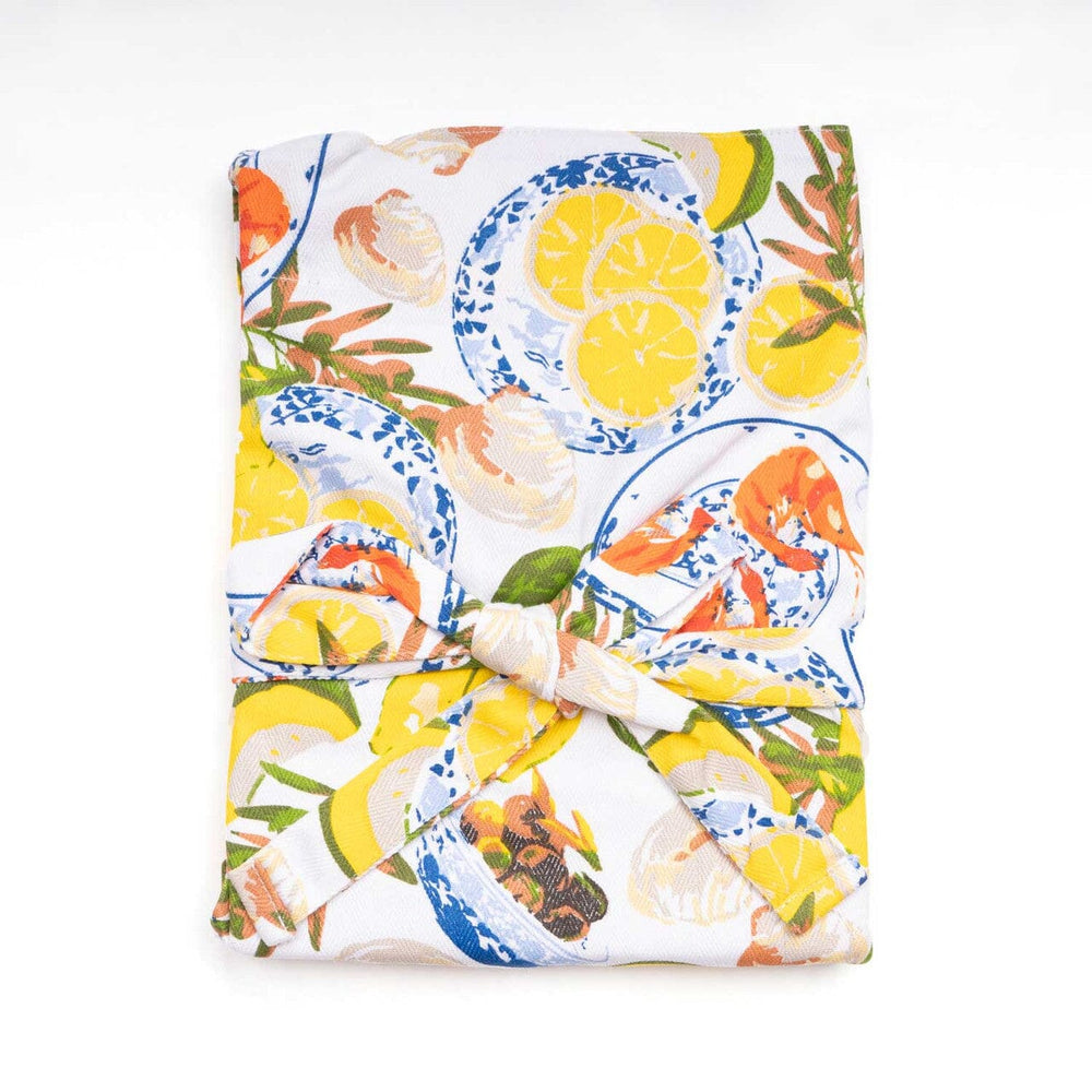 Lemon Santorini Apron Apron Mary Square 