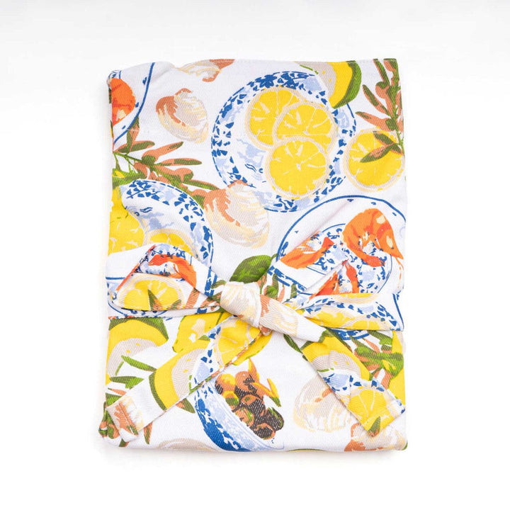 Lemon Santorini Apron Apron Mary Square 